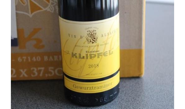 24 flessen à 37,5cl wijn Gewurtztraminer Klipfel, 2018